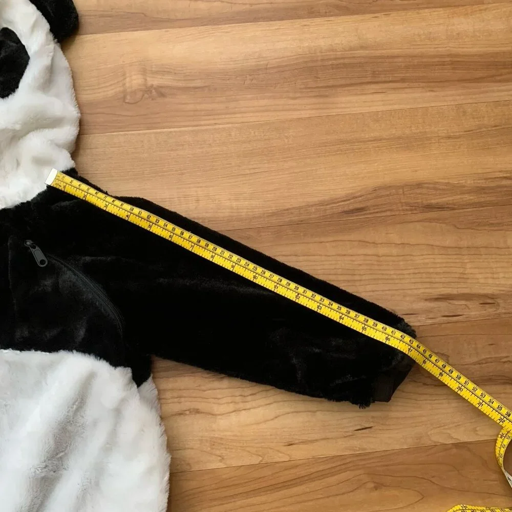 Panda Bear Hooded Halloween Costume Pajama Suit Lounger Size 4T-5T - Picture 4 of 10